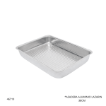 ASADERA ALUMINIO 27X38CM LAZARIN (7888)