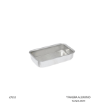 PANERA ALUMINIO 12X23.5CM LAZARIN (7814)