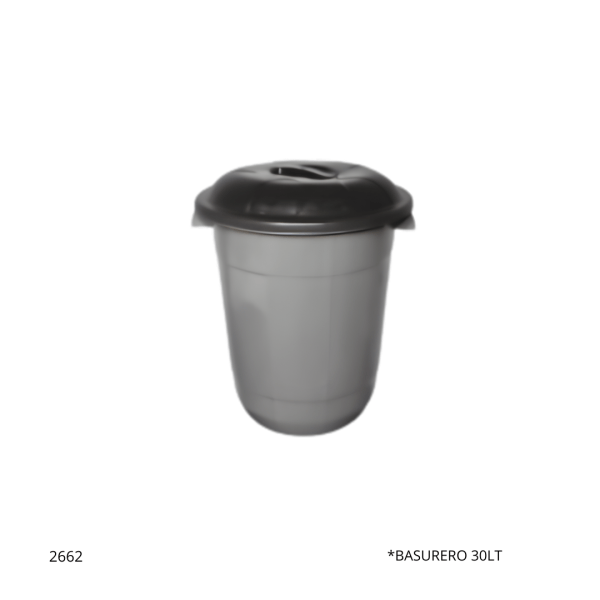 BASURERO 30LT 6638 INPLAST