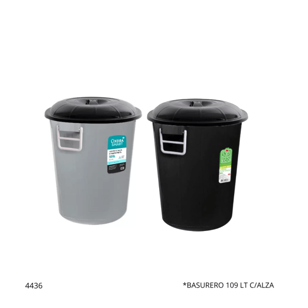 BASURERO 109 LT C/ALZA 060 M.B