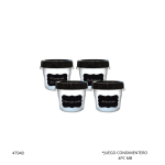 JUEGO CONDIMENTERO 4PC MB 3631