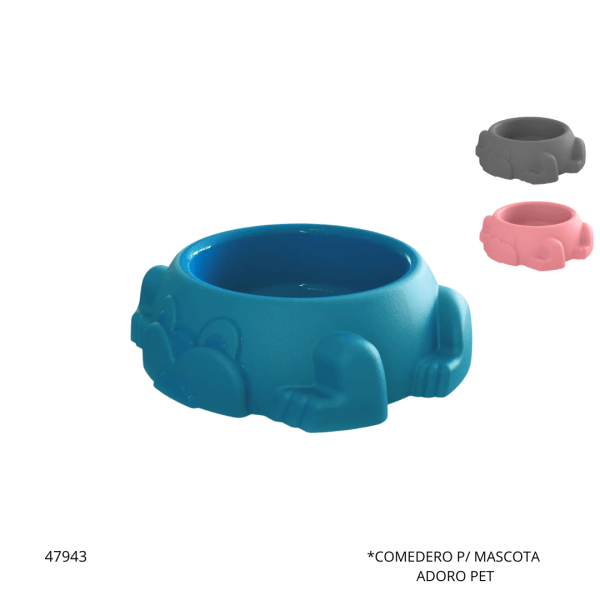 COMEDERO P/ MASCOTA ADORO PET 3692