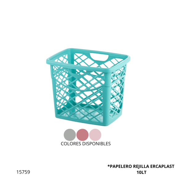 PAPELERO REJILLA ERCAPLAST 10LT 1337