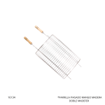 PARRILLA P/ASADO MANGO MADERA DOBLE MADEFER 1-103