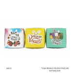 CAJA REGALO FELICES PASCUAS 16X16X6.5CM