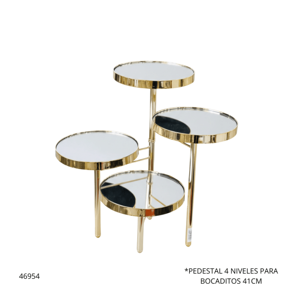 PEDESTAL 4 NIVELES PARA BOCADITOS (JX-980)