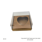 CAJA KRAFT GOURMET CON VISOR Y FORMA CORAZON