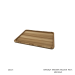 BANDEJA MADERA 34X22CM RECT. MEDIANO