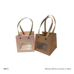 BOLSO CARTON 12X12CM C/ VISOR (10708-11)