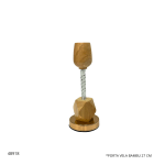 PORTA VELA BAMBU 27CM