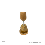 PORTA VELA BAMBU 22CM