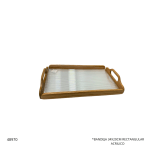 BANDEJA 34X20CM RECTANGULAR ACRILICO