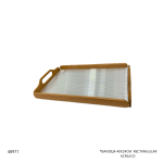 BANDEJA 40X24CM RECTANGULAR ACRILICO