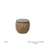 MESA CHICA DE YUTE REDONDA 32X26CM (9244-26)