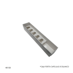 CAJA PORTA CAPSULAS X5 BLANCO (5 CAV)