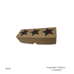 CAJA KRAFT  ESTRELLA 17.5X6X4CM (120)