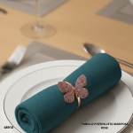 ANILLO P/SERVILLETA MARIPOSA ROSE (D24992-3)
