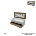 CAJA RECTANGULAR PARA TE CON CAJON 10X24X9CM (PX-23)
