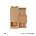 PAJITA VIDRIO C/LIMPIADOR 4PCS (782-8)