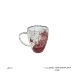 TAZA DOBLE FONDO PURPURINA 350ML (782-16)