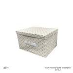 CAJA ORGANIZADORA 40X50X28CM DE TELA (35764-21)