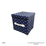 CAJA ORGANIZADORA 28CM DE TELA CUADRADO (35764-22)