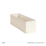 ORGANIZADOR 11X45X20CM DE TELA (35764-24)