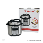 OLLA PRESION ELECTRICA VT-604 INOX