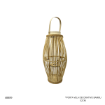 PORTA VELA DECORATIVO BAMBU 52CM (9503-6)