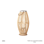 PORTA VELA DECORATIVO BAMBU 77CM (9503-8)