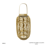 PORTA VELA DECORATIVO BAMBU 65CM (9503-15)