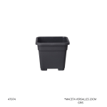 MACETA VERSALLES 20CM GRIS GEMPLAST (M82099)