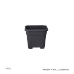 MACETA VERSALLES 30CM GRIS GEMPLAST (M83099)