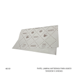 PAPEL LAMINA ANTIGRASA PARA ASADO 50X60CM X UNIDAD. (STRONG-5G)