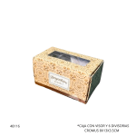 CAJA CON VISOR Y 6 DIVISORIAS CROMUS 8X13X3.5CM