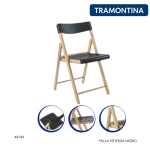 SILLA POTENZA NEGRO TRAMONTINA (13792/882)